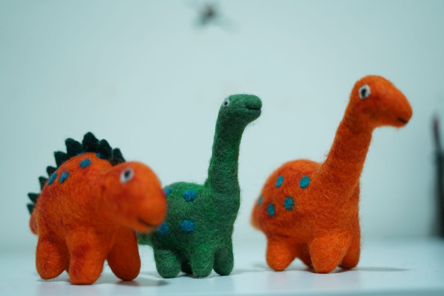 Felt Dinosaur Toy – Handmade Wool Toy