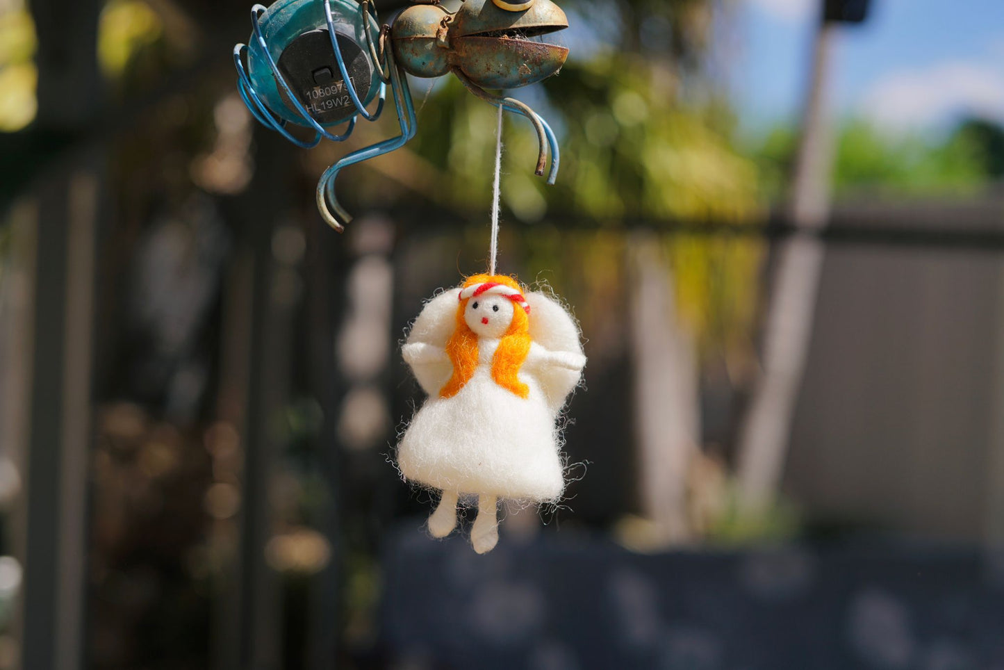 Felted Angel Ornament