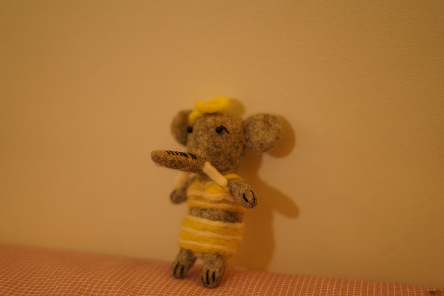 Felt Elephant Keyring