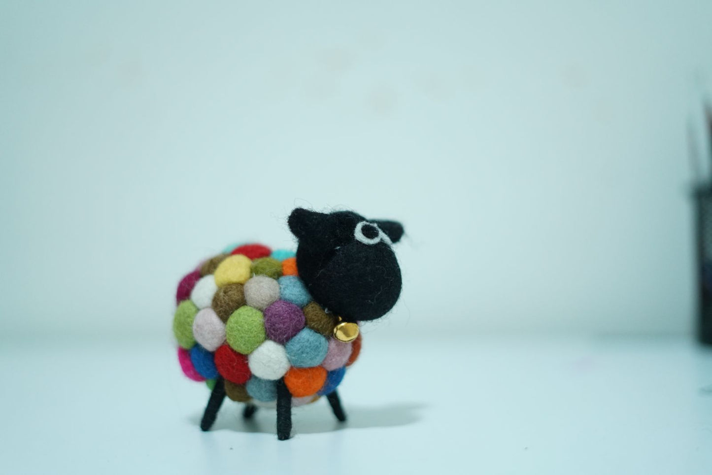 Handmade Felt Sheep – Wool Decorative Toy