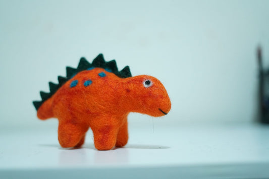 Felt Dinosaur Toy – Handmade Wool Toy