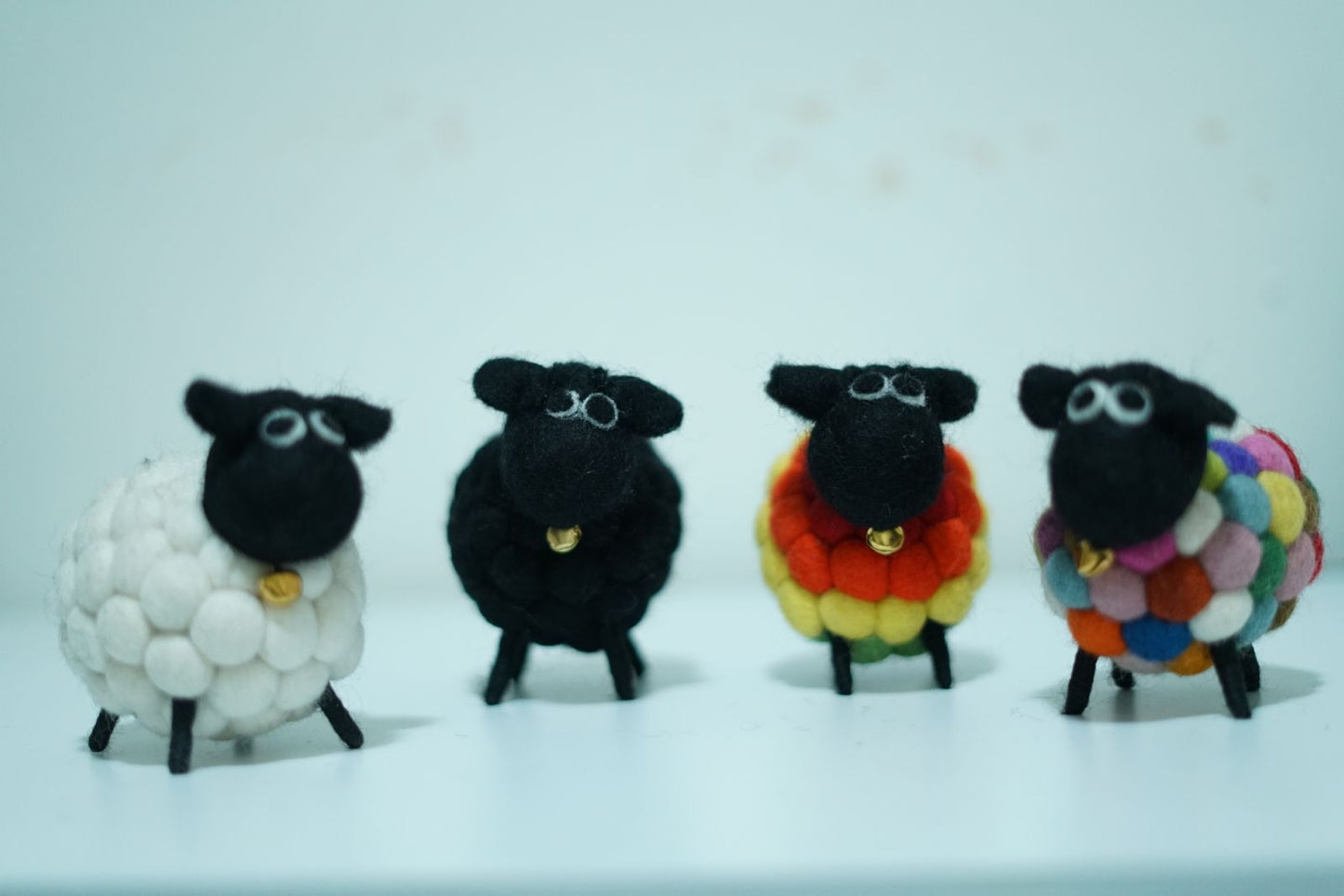 Handmade Felt Sheep – Wool Decorative Toy