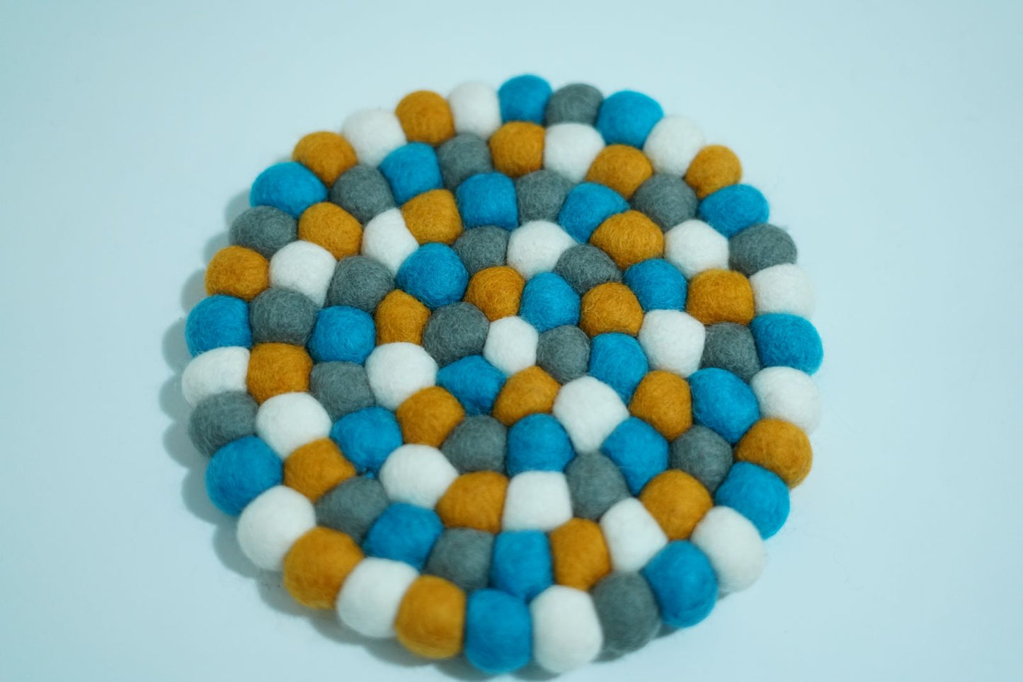 Felted Wool Trivet – Handmade Wool Pot Mat