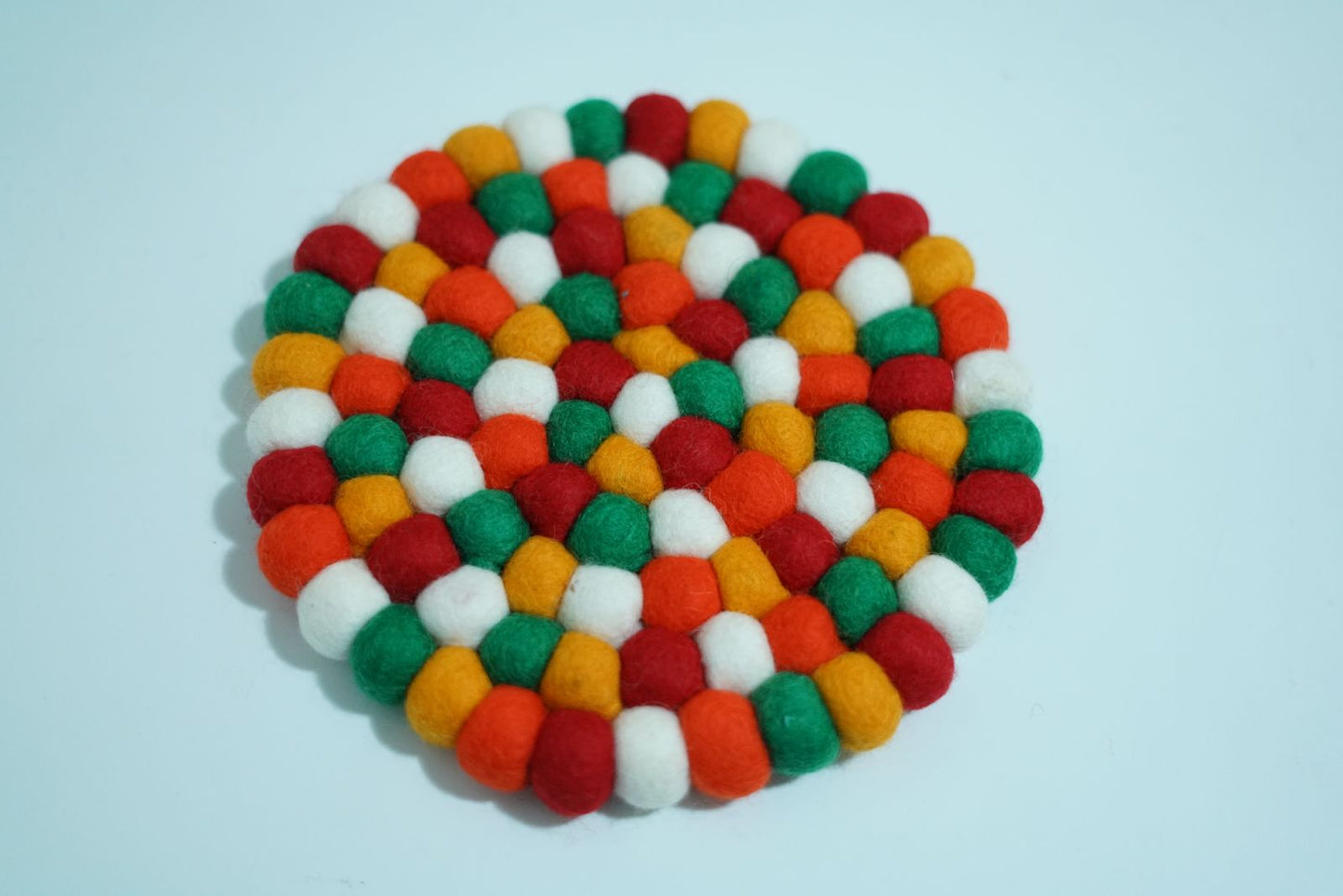 Felted Wool Trivet – Handmade Wool Pot Mat