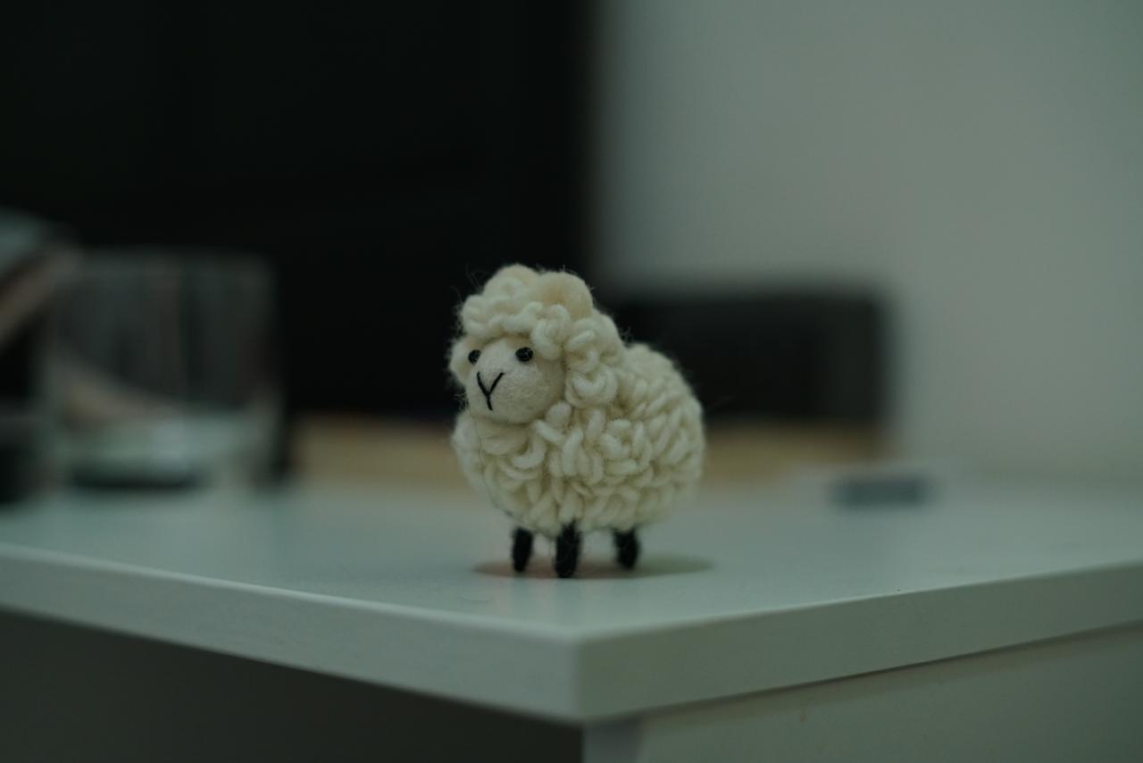 Felt Mini Sheep – Handmade Wool Decoration