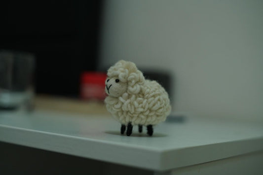 Felt Mini Sheep – Handmade Wool Decoration