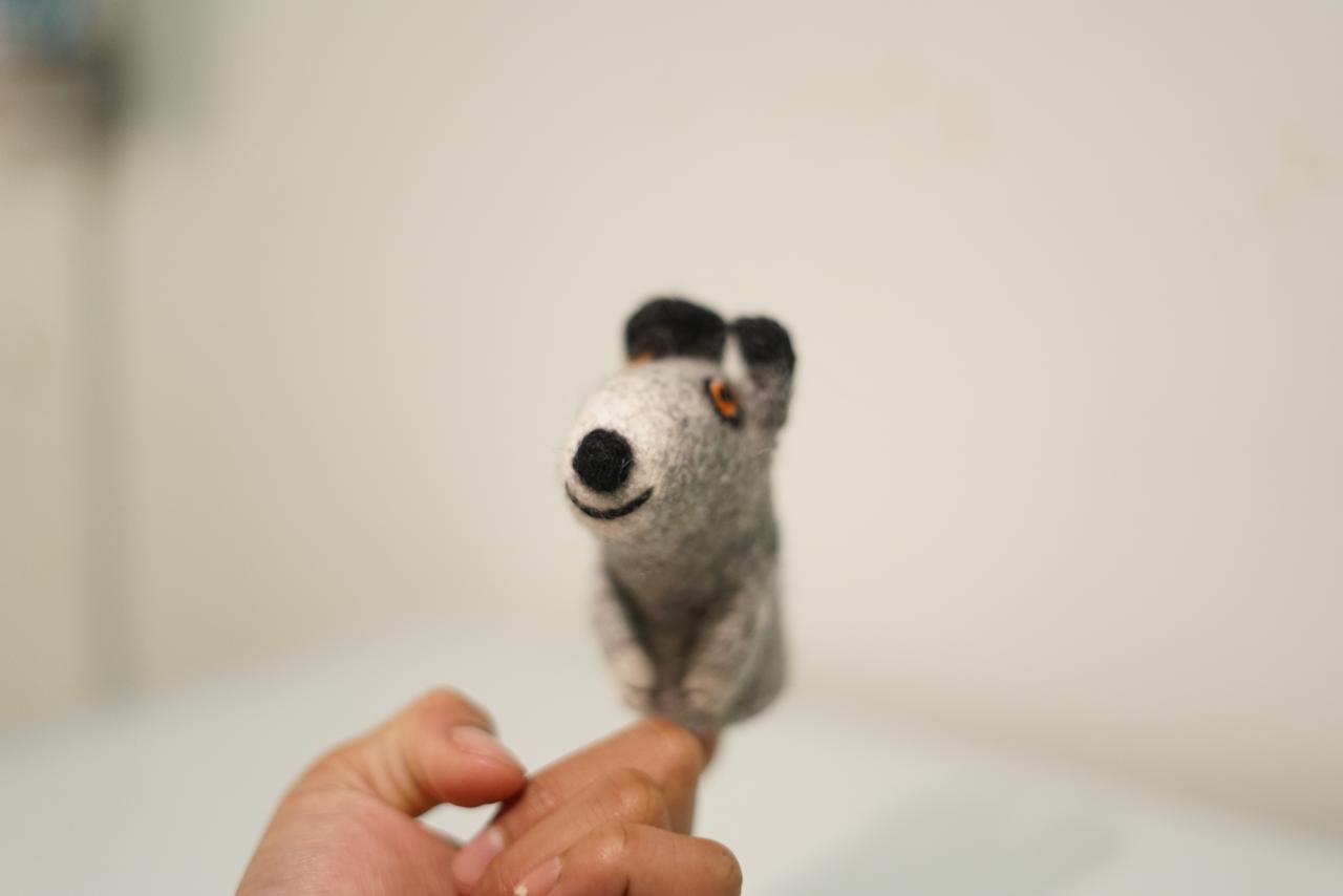 Handmade Felt Finger Puppet