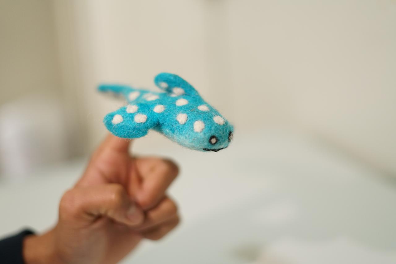 Handmade Felt Finger Puppet