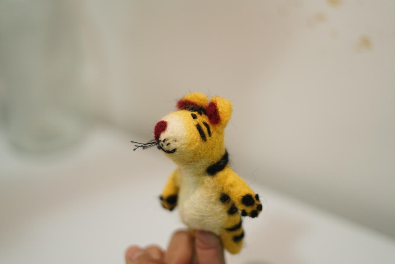 Handmade Felt Finger Puppet
