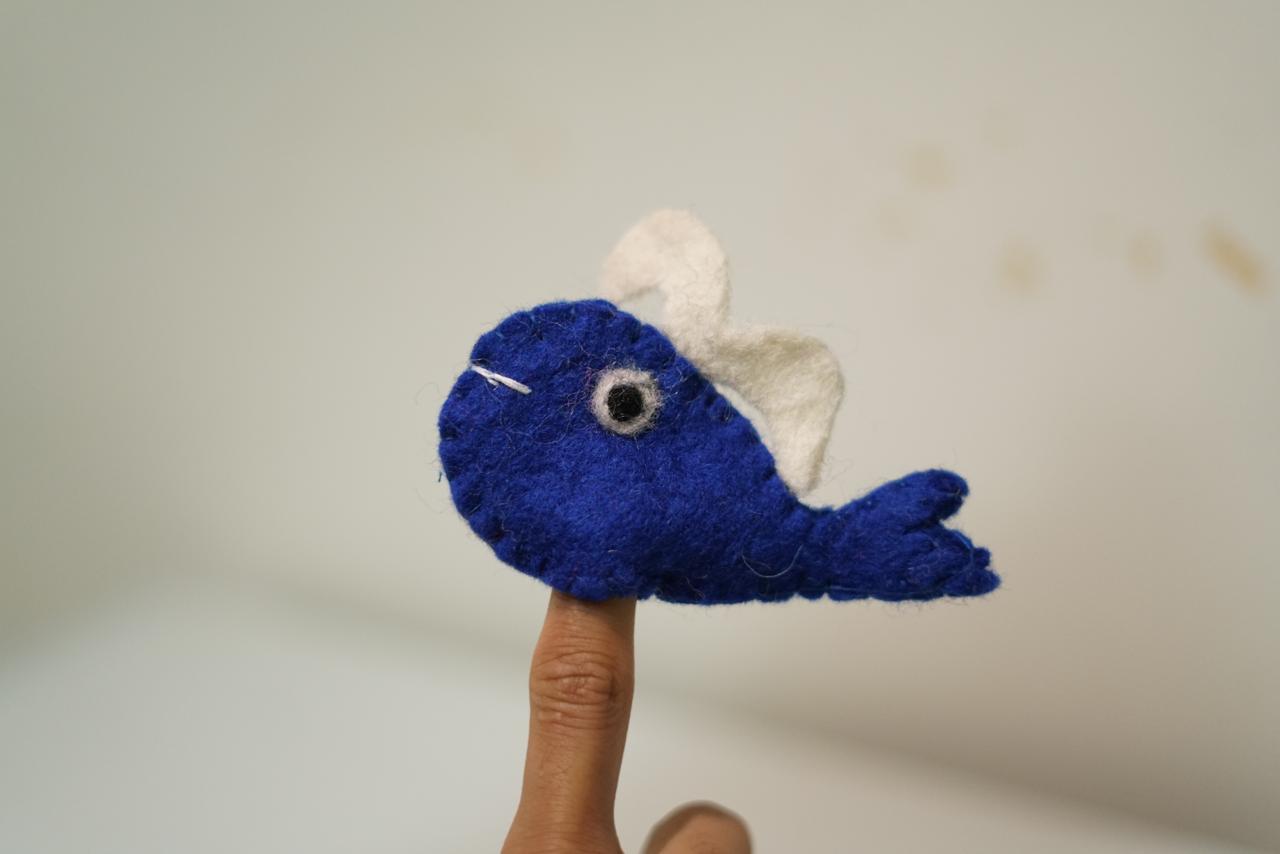 Handmade Felt Finger Puppet