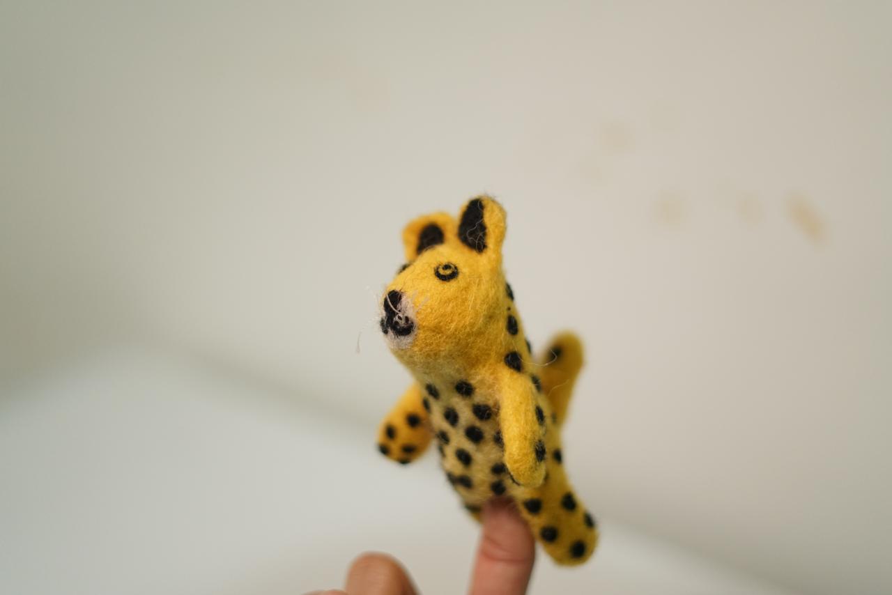 Handmade Felt Finger Puppet