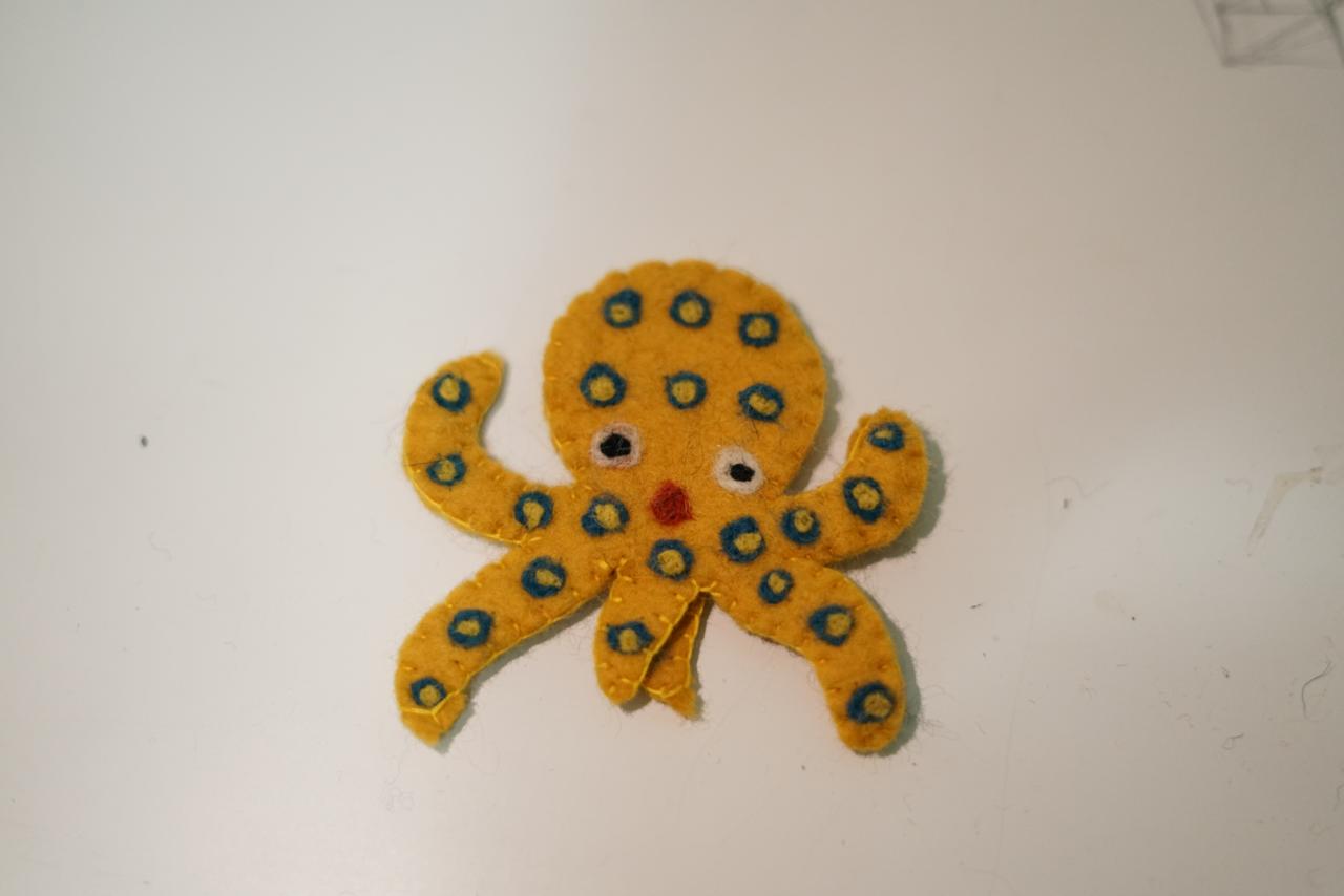 Handmade Felt Finger Puppet