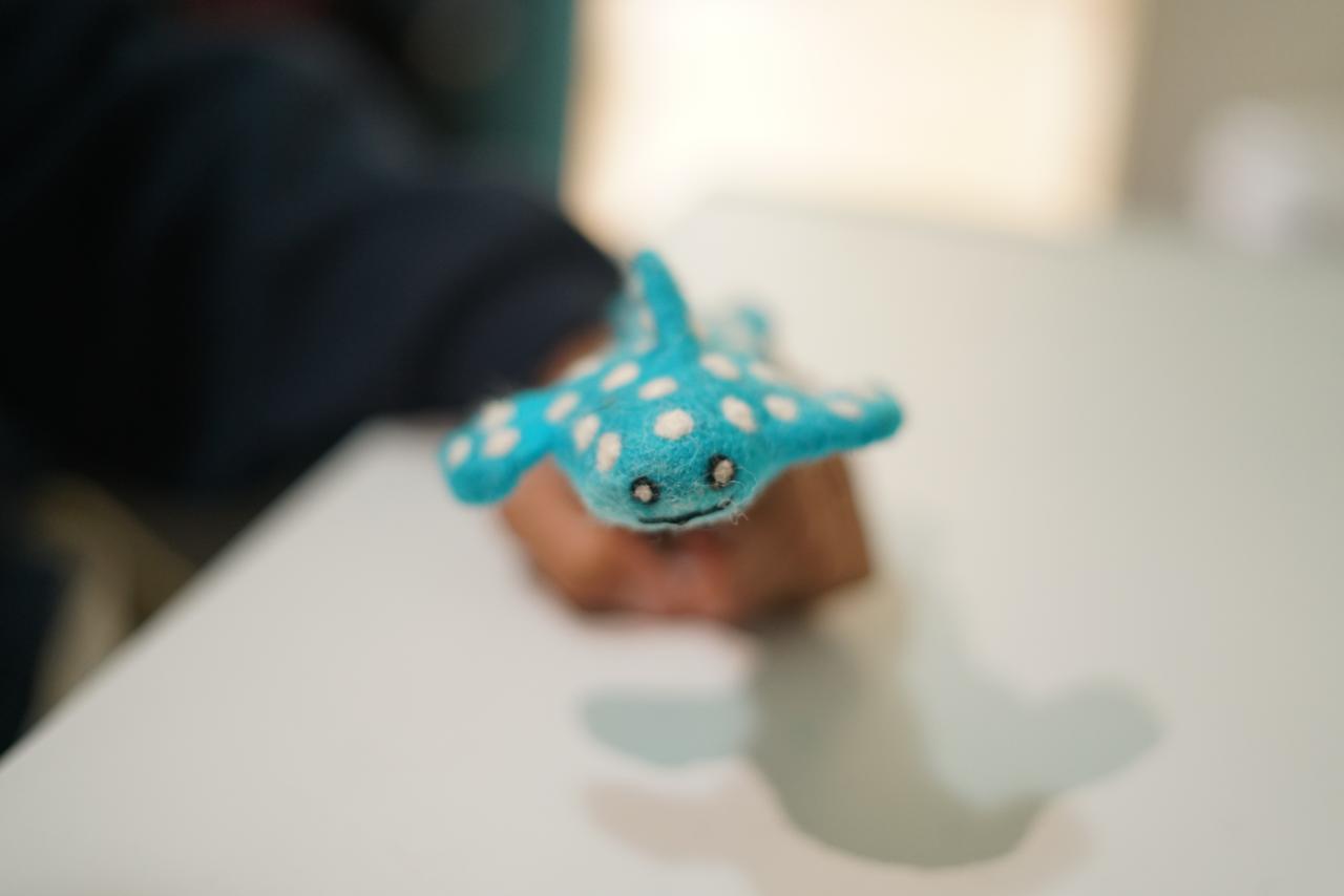 Handmade Felt Finger Puppet