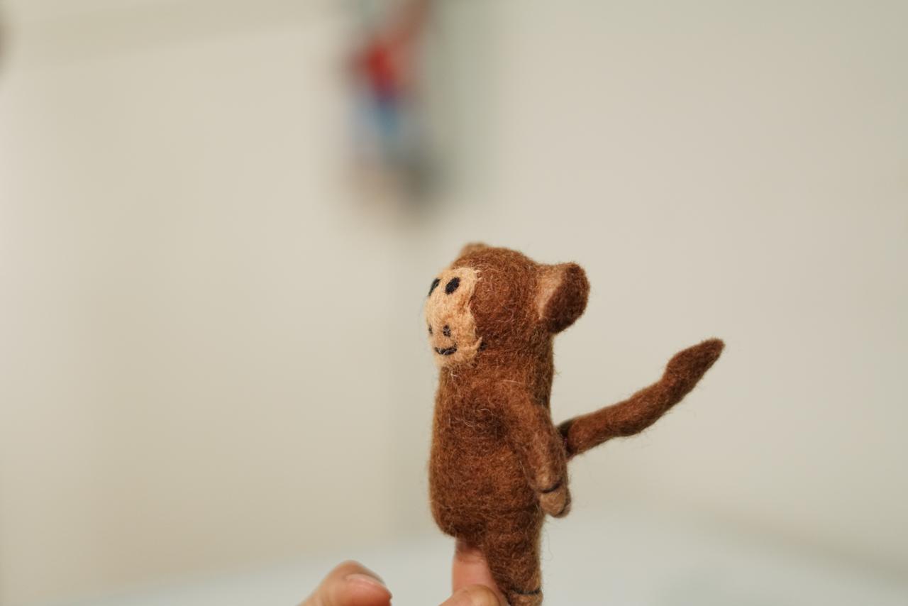 Handmade Felt Finger Puppet